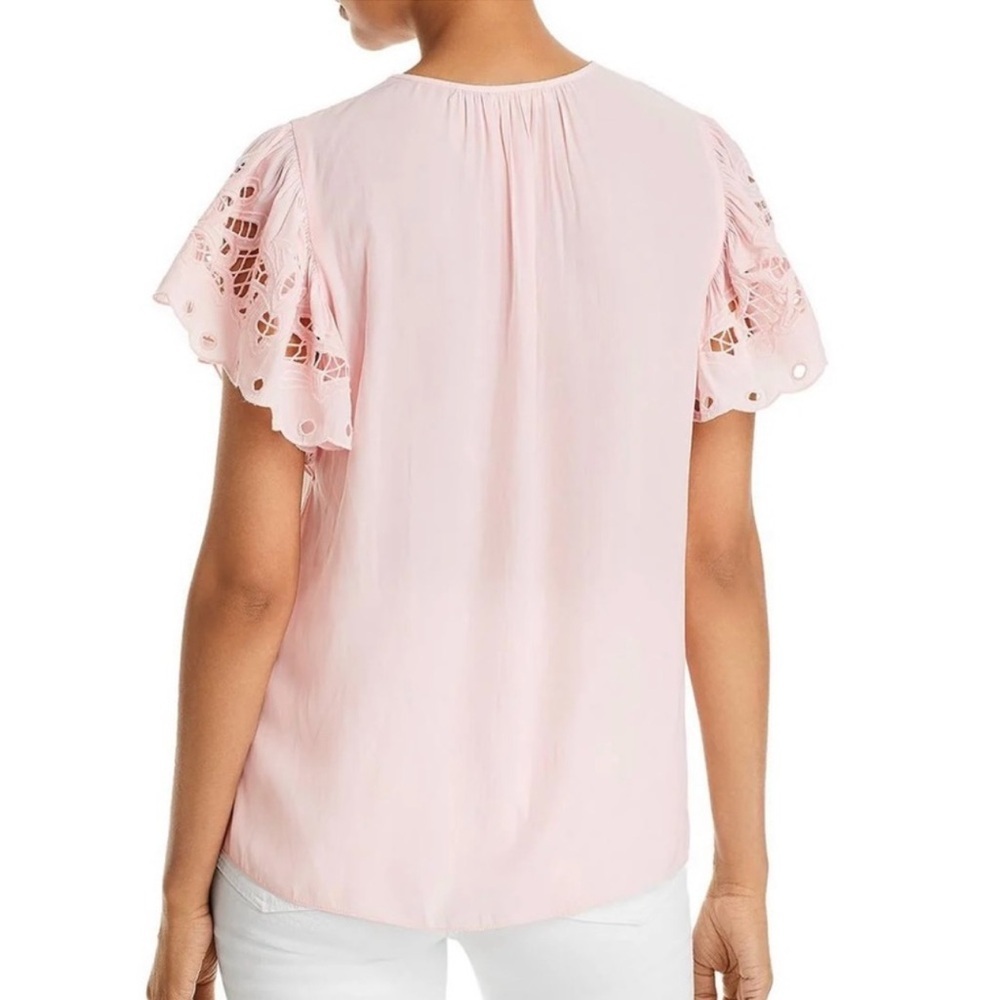 Ramy Brook Rochelle Pink Top - Picture 4 of 6